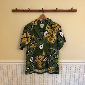 BDG Floral Button Down Top